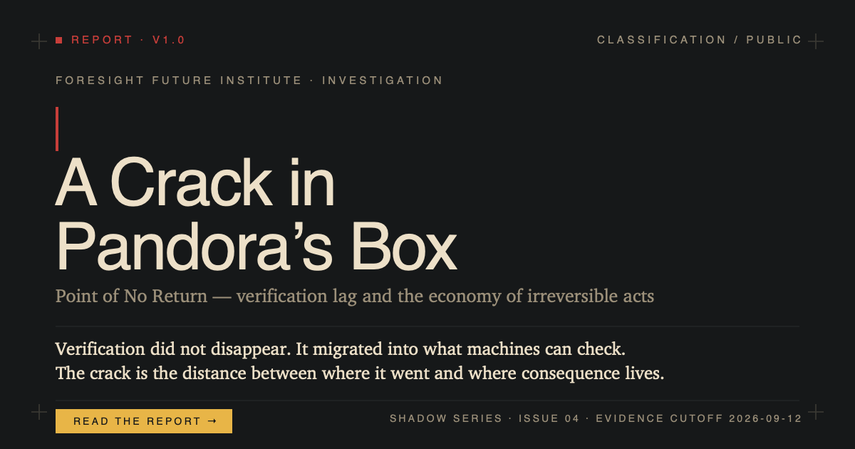 A Crack in Pandora's Box cover